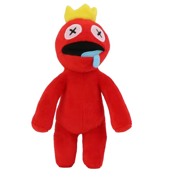 Source Unknown Other - Plush Toy Rainbow Friends 7.8” Red